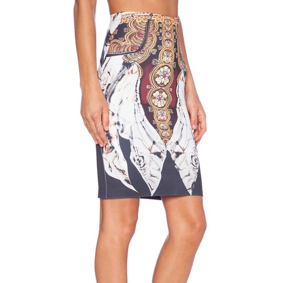 CLOVER CANYON 2-Piece Thick Sculpting Neoprene Matador Coord Skirt Set - Picture 3 of 14